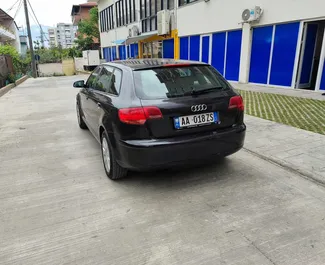 Audi A3 2005 car hire in Albania, featuring ✓ Diesel fuel and 140 horsepower ➤ Starting from 23 EUR per day.