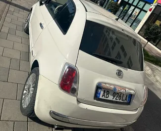 Fiat 500 2010 location de voiture en Albanie, avec ✓ Essence carburant et 69 chevaux ➤ À partir de 22 EUR par jour.