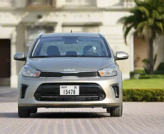 Car Hire Kia Pegas #10540 Automatic in Dubai, equipped with 1.5L engine ➤ From Akil in the UAE.