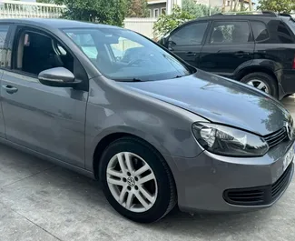 Volkswagen Golf 6 2010 car hire in Albania, featuring ✓ Petrol fuel and 120 horsepower ➤ Starting from 23 EUR per day.