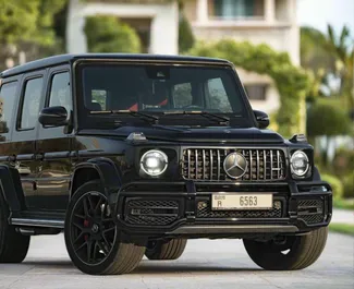 Car Hire Mercedes-Benz G63 AMG #6163 Automatic in Dubai, equipped with 4.0L engine ➤ From Akil in the UAE.