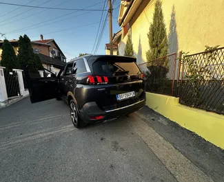 Peugeot 5008 2020 available for rent at Belgrade Airport, with unlimited mileage limit.