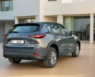 Mazda CX-5 2024 car hire in the UAE, featuring ✓ Petrol fuel and 194 horsepower ➤ Starting from 135 AED per day.