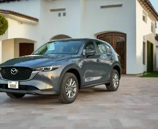 Front view of a rental Mazda CX-5 in Dubai, UAE ✓ Car #10537. ✓ Automatic TM ✓ 0 reviews.