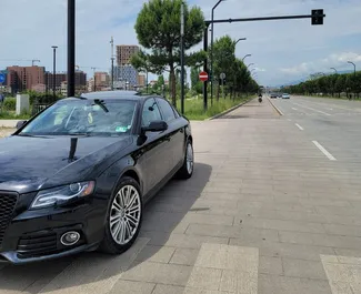 Audi A4 2010 araç kiralama Arnavutluk'ta, ✓ Benzin yakıt ve 180 beygir gücü özellikleriyle ➤ Günde başlayan fiyatlarla 35 EUR.