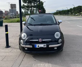 Ενοικίαση αυτοκινήτου Fiat 500 Cabrio #10509 με κιβώτιο ταχυτήτων Αυτόματο στα Τίρανα, εξοπλισμένο με κινητήρα 1,4L ➤ Από Armand στην Αλβανία.