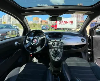 Fiat 500 noma. Ekonomiskā, Komforta automašīna nomai Albānijā ✓ Depozīts 100 EUR ✓ Apdrošināšanas iespējas: TPL.