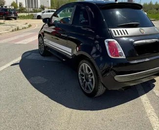 تأجير سيارة Fiat 500 2010 في في ألبانيا، تتميز بـ ✓ وقود البنزين وقوة 90 حصان ➤ بدءًا من 20 EUR يوميًا.