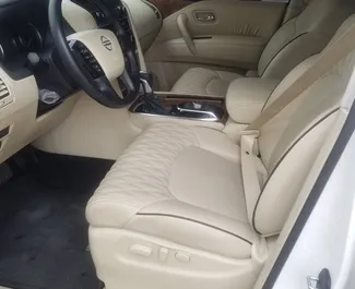 Aluguel de Nissan Patrol. Carro Premium, Luxo, SUV para Alugar nos Emirados Árabes Unidos ✓ Depósito de 2000 AED ✓ Opções de seguro: TPL, CDW, SCDW, Passageiros.