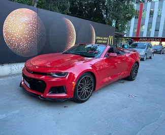 واجهة أمامية لسيارة إيجار Chevrolet Camaro Cabrio في في تبليسي, جورجيا ✓ رقم السيارة 10696. ✓ ناقل حركة أوتوماتيكي ✓ تقييمات 0.