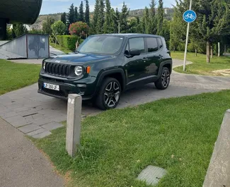 Jeep Renegade 2021 automašīnas noma Gruzijā, iezīmes ✓ Benzīns degviela un 180 zirgspēki ➤ Sākot no 110 GEL dienā.