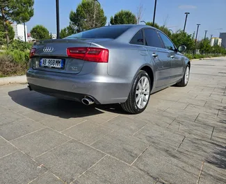 Audi A6 2016 car hire in Albania, featuring ✓ Petrol fuel and 300 horsepower ➤ Starting from 45 EUR per day.