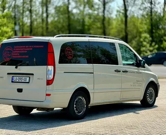 Biludlejning Mercedes-Benz Vito #8490 Manual i Kutaisi, udstyret med 2,0L motor ➤ Fra Bakuri i Georgien.