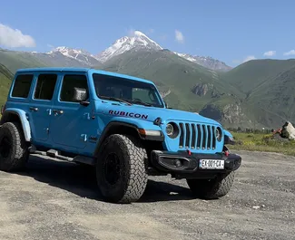 Jeep Wrangler Rubicon 2021 disponível para alugar em Tbilisi, com limite de quilometragem de 250 km/dia.