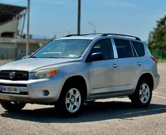 Front view of a rental Toyota Rav4 L in Kutaisi, Georgia ✓ Car #8652. ✓ Automatic TM ✓ 0 reviews.