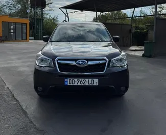 Subaru Forester 2016 для аренды в Кутаиси. Лимит пробега не ограничен.