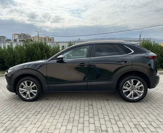 Mazda CX-30 2023 araç kiralama Gürcistan'da, ✓ Benzin yakıt ve 150 beygir gücü özellikleriyle ➤ Günde başlayan fiyatlarla 145 GEL.