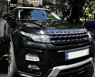 트빌리시에서, 조지아에서 대여하는 Land Rover Range Rover Evoque의 전면 뷰 ✓ 차량 번호#10820. ✓ 자동 변속기 ✓ 0 리뷰.