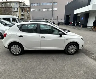 Automašīnas noma SEAT Ibiza #11089 ar Rokasgrāmata pārnesumu kārbu pie Tirānas lidostas, aprīkots ar 1,2L dzinēju ➤ No Enrigen Albānijā.