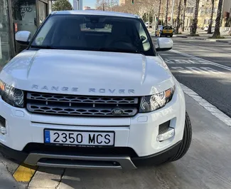 Najem avtomobila Land Rover Range Rover Evoque 2015 v v Španiji, z značilnostmi ✓ gorivo Dizel in 150 konjskih moči ➤ Od 65 EUR na dan.