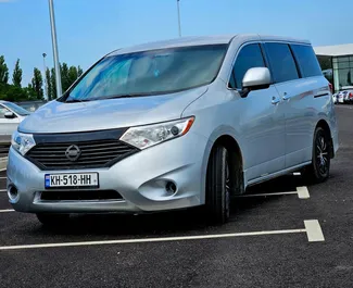 Biluthyrning av Nissan Quest 2016 i i Georgien, med funktioner som ✓ Bensin bränsle och 260 hästkrafter ➤ Från 110 GEL per dag.