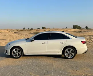 Alquiler de coches Audi A4 2023 en los EAU, con ✓ combustible de Gasolina y 265 caballos de fuerza ➤ Desde 275 AED por día.