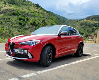 Автопрокат Alfa Romeo Stelvio Quadrifoglio у Тбілісі, Грузія ✓ #11484. ✓ Автомат КП ✓ Відгуків: 0.