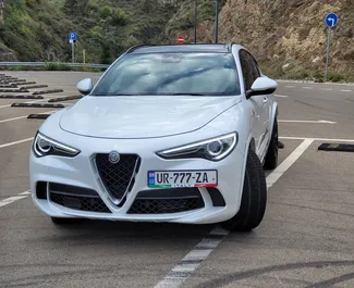 Biludlejning Alfa Romeo Stelvio Quadrifoglio #11483 Automatisk i Tbilisi, udstyret med 2,9L motor ➤ Fra Evgenii i Georgien.