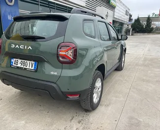 Aluguel de Dacia Duster. Carro Económico, Conforto, Crossover para Alugar na Albânia ✓ Depósito de 200 EUR ✓ Opções de seguro: TPL, CDW, No estrangeiro.