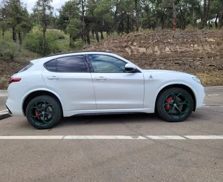 Alfa Romeo Stelvio Quadrifoglio udlejning. Komfort, SUV, Crossover Bil til udlejning i Georgien ✓ Depositum på 800 GEL ✓ TPL, CDW forsikringsmuligheder.