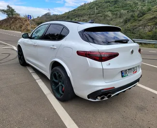 Benzin 2,9L motor af Alfa Romeo Stelvio Quadrifoglio 2018 til udlejning i Tbilisi.