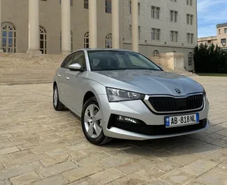 Aluguel de carro Skoda Scala 2024 na Albânia, com ✓ combustível Gasolina e 11 cavalos de potência ➤ A partir de 35 EUR por dia.