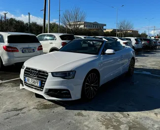 Прокат машини Audi A5 Cabrio #11586 (Автомат) в аеропорту Тирани, з двигуном 2,0л. Дизель ➤ Безпосередньо від Маренґлен в Албанії.