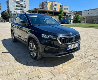 Aluguel de Carro Skoda Karoq #11526 com transmissão Automático no aeroporto de Tirana, equipado com motor 2,0L ➤ De Leonard na Albânia.