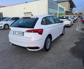 Aluguel de Skoda Scala. Carro Conforto para Alugar na Albânia ✓ Depósito de 200 EUR ✓ Opções de seguro: TPL, CDW, No estrangeiro.