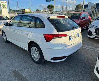 Aluguel de Skoda Scala. Carro Conforto para Alugar na Albânia ✓ Depósito de 200 EUR ✓ Opções de seguro: TPL, CDW, No estrangeiro.