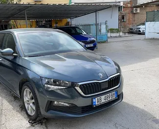 Aluguel de Carro Skoda Scala #11496 com transmissão Automático no aeroporto de Tirana, equipado com motor 1,0L ➤ De Leonard na Albânia.