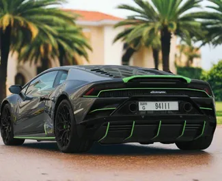 Prenájom Lamborghini Huracan Coupe. Auto typu Premium, Luxus na prenájom v v SAE ✓ Vklad 8000 AED ✓ Možnosti poistenia: TPL.