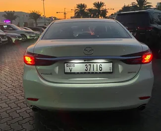 Predný pohľad na prenajaté auto Mazda 6 v v Dubaji, SAE ✓ Auto č. 11358. ✓ Prevodovka Automatické TM ✓ Hodnotenia 0.