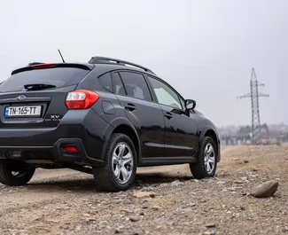 Bilutleie av Subaru Crosstrek 2014 i i Georgia, inkluderer ✓ Bensin drivstoff og 170 hestekrefter ➤ Starter fra 130 GEL per dag.