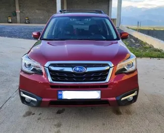 Přední pohled na pronájem Subaru Forester v Tbilisi, Georgia ✓ Auto č. 1314. ✓ Převodovka Automatické TM ✓ Recenze 16.