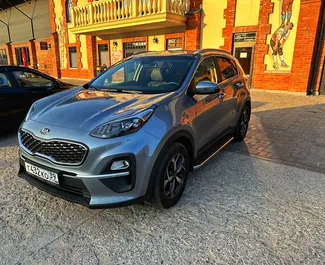 租赁 Kia Sportage 的正面视图，在加里宁格勒, 俄罗斯 ✓ 汽车编号 #9003。✓ Automatic 变速箱 ✓ 0 评论。