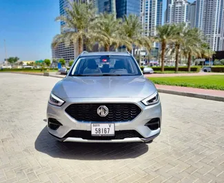 租赁 MG ZS 的正面视图，在迪拜, 阿联酋 ✓ 汽车编号 #8729。✓ Automatic 变速箱 ✓ 0 评论。