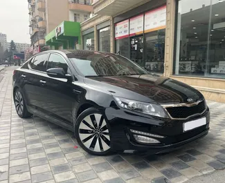 Front view of a rental Kia Optima in Baku, Azerbaijan ✓ Car #11945. ✓ Automatic TM ✓ 0 reviews.