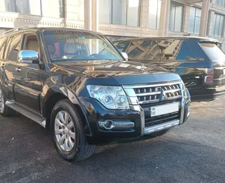 Front view of a rental Mitsubishi Pajero in Baku, Azerbaijan ✓ Car #11943. ✓ Automatic TM ✓ 0 reviews.