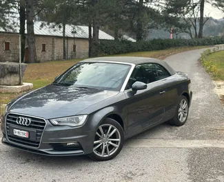 Audi A3 Cabrio 2016 na voljo za najem v v mestu Becici, z omejitvijo prevoženih kilometrov neomejeno.