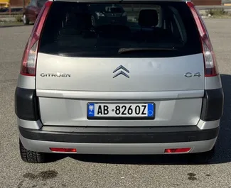 Prenájom auta Citroen C4 Grand Picasso 2010 v v Albánsku, s vlastnosťami ✓ palivo Diesel a výkon 120 koní ➤ Od 24 EUR za deň.
