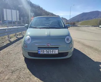 Aluguel de Carro Fiat 500 Cabrio #12316 com transmissão Automático em Tbilisi, equipado com motor 1,4L ➤ De Lasha na Geórgia.