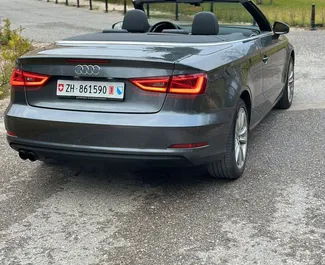 Najem Audi A3 Cabrio. Avto tipa Udobje, Premium, Kabriolet za najem v v Črni gori ✓ Depozit 300 EUR ✓ Možnosti zavarovanja: TPL.