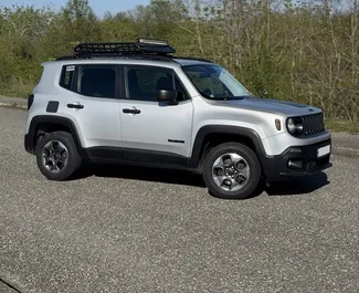 Petrol 2.4L engine of Jeep Renegade 2016 for rental in Batumi.